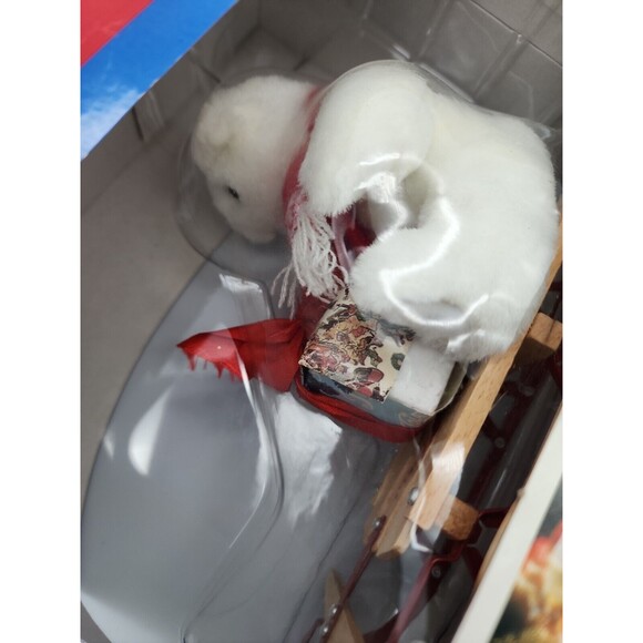 Christmas Radio Flyer Classic ORNAMENT Teddy Bear & Sleigh Holiday Model 113 NIB - Picture 11 of 12